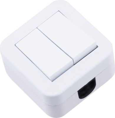 Sıva Üstü Komütatör (İkili Anahtar) Nemliyer IP44