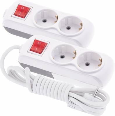 2'Lİ ANAHTARLI GRUP PRİZ 3 METRE