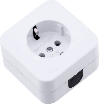 Sıvaüstü Topraklı Priz IP44 Nemliyer