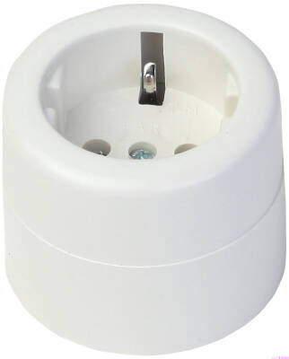 Sıva Üstü Topraklı Priz Yuvarlak